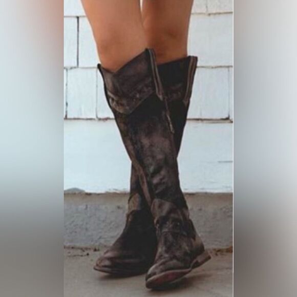 Bed Stu Midge knee high Western riding Boot 9.5/10 - Picture 1 of 13